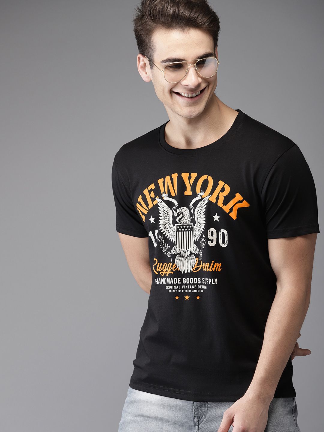 Regular round neck T-shirts